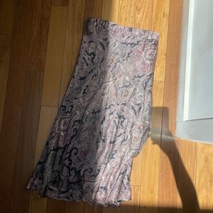 silk purple paisley skirt💜